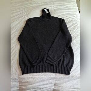 NWT J. McLaughlin Men's Clancy Sweater Charcoal XL Cashmere $428